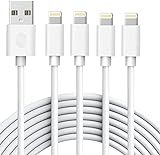 iPhone Charger 6ft 4 Pack Apple MFi Certified Lightning Cable Fast Charging Phone Charger Compatible for iPhone 14 13 12 11 Pro Max XR XS X 8 7 6 Plus SE