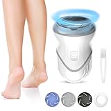 Magitech Electric Callus Remover for Feet, Rechargeable Electric Foot Callus Remover 3 Grinding Heads Waterproof Electric Foot Grinder Professional Pedi Feet Care for Dead/Hard Cracked/Dry Skin