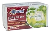 Diamond Greenlight Strike on Box Matches, 300 Count (Pack of 2)