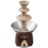 Wilton Chocolate Pro Chocolate Fountain and Fondue Fountain - Designed to Keep Chocolate Melted for Easy Treat Dipping, 3-Tier, 16-Inches Tall, 4-lb Capacity