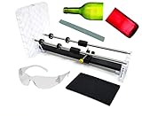 Creator's Glass Bottle Cutter DIY Machine Kit - Professional Series - Most Trusted, Reliable, Loved - Made In The USA - Precision Quality Parts - Includes Carbide Cutter, Ruler, Ball Bearing Rollers, Safety Glasses - Craft Beer/Liquor/Wine Bottles