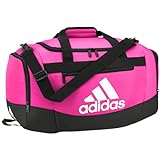 adidas Unisex Defender 4 Small Duffel Bag, Team Shock Pink, One Size