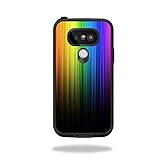 MightySkins Skin Compatible with LifeProof LG G5 Case fre Case wrap Cover Sticker Skins Rainbow Streaks