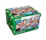 Brio World 33052 Deluxe Railway Set | Wooden Toy Train Set for Kids Age 3 and Up, Green