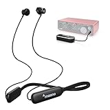 MAONO Wireless WH30 Monitor Neckband Headphones, 2.4Ghz/BT Dual Mode Headphones with 3.5MM Transmitter, Semi-in-Ear Earbud Design, HiFi Stereo Sound for Audio Monitor,Live Streaming, Video Call