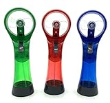 SEITG Portable Handheld Water Misting Fan Outdoor Carabiner Mini Fan Hand Atomizer for Summer Beach, Travel, Camping, BBQ and More Outdoor Activities (3 Piece Set)