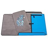 Jumbl 1000-Piece Puzzle Caddy | Portable Jigsaw Puzzle Mat, Organizer, Storage & Travel Case with Non-Slip Felt Surface, [2] Removable Trays for Sorting, Easy Velcro, Folding Design & Carry Handle