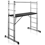 Scaffolding Platform Multi-Purpose Aluminium Folding Step Ladder