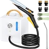 AUXCO High Pressure Steam Cleaner with Trigger Control, Handheld Steamer for Cleaning Bathroom, Kitchen, Car, Furniture, Multi-Surface Tools Included to Remove Dirt, Grime, Grease, and More