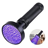 THE PERFECT PART UV Ultraviolet Light 100 LED Flashlight | 395nm HIGH Power Blacklight Detector for for Dog/Cat Urine, Dry Stains, Hunting, Bed Bug, Scorpions, Matching with Pet Odor Eliminator