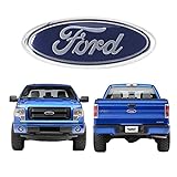 9 INCH Grille Emblem Front Tailgate Badge Replacement Plate Emblems fit for Ford F-150 2004 to 2014, F-250/F-350 2005 to 2007, Explorer 2011 to 2016, Edge 2011 to 2014, Expedition,Ranger (Blue)