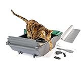 Pet Zone Smart Scoop Litter Box Value Pack, Self Cleaning Litter Box, Kitty Litter Box No Expensive Refills [ Auto Hands-Free Large Litter Box, Easy to Clean, Works w/Clumping Cat Litter ]