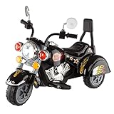 Lil' Rider Kids Motorcycle Ride On Toy – 3-Wheel Chopper with Reverse and Headlights - Battery Powered Motorbike for Kids 3-5 years by Lil’ Rider (Black), 34 x 22 x 25.5 inches (80-1616)