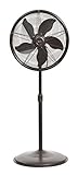 NewAir Outdoor Patio Misting Fan | 2-in-1 Outdoor Deck & Mister Fan | 5 Gentle Mist Nozzles | Outside Cooling Fan With 600 Square Foot Effective Range | Steel Construction