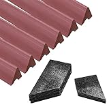 Scott Edward Billiards K66 Rubber Bumpers Pool Table Rail Cushions (Set of 6) Bumpers Replacement Bumpers Accessories- 7/8/9 Feet and Billiard Pool Table Cushion Facings Set of 12-3mm/0.12in