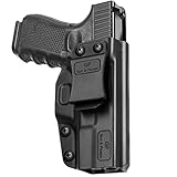 IWB Holster Compatible with Glock 19 19x 23 32 45(Gen 5 4 3), Inside Waistband Carry Holster Compatible with G19 G19x G23 G32 G45, 9mm Holster, Adj. Cant & Retention, Available in Kydex and Polymer