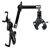 MYGOFLIGHT Flex Yoke Articulated Arm Sport Mount and Universal Cradle Kit for Any 7”-11” iPad Mini Air Pro Android Tablet PC Airplane Car RV Truck Boat Steering Wheel Dash Mounting