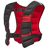 Reebok Strength Series Weighted Vest - 6 lb Weight Vests for Men and Women - Running Vest with Adjustable Dual-Buckle Fastening - Elastic Side Strap Ideal for Overall Fitness