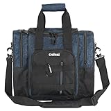 Goloni | Bowling Ball Bag for Singer Ball with Padded Ball Holder, 2 Pockets fit Bowling Shoes Up to Mens Size 14 and Accessories