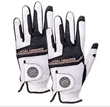 Copper Tech Men's Golf Gloves ~ 2-Pack ~ Copper-Infused ~ Worn on Right Hand for The Left-Handed Golfer One Size Fit Most