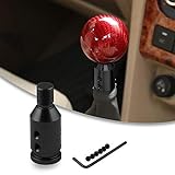 Top10 Racing Shift knob Shifter Adapter Universal for Non Threaded Shifters M12×1.25, Black