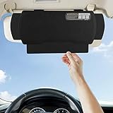 WANPOOL Car Visor Sunshade Extender, Window Shade, Anti-Glare Sun Blocker for Driver or Front Seat Passenger,1 Piece (Black)