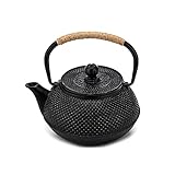 Japanese Tetsubin Cast Iron Teapot,Tea Kettle Pot with Stainless Steel Infuser,TeaPot Stovetop Safe,Father's Day Gifts 30 oz/900 ml