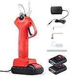 LETRA Electric Pruning Shears for Gardening, Cordless Pruning Shears with 2 Rechargeable Lithium Batteries, Professional Tree Branch Pruner Battery Operated, 1.2 Inch (30 mm) Cutting Diameter