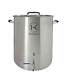 Kegco 3PXBK15-P2 Brew Kettle, 15 Gallon, Stainless Steel