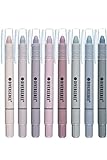 DIVERSEBEE Bible Highlighters and Pens No Bleed, 8 Pack Assorted Colors Gel Highlighters Set, Cute Bible Markers, Bible Study Journaling School Supplies, Bible Accessories (Dusty)