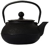 Old Dutch Cast Iron Sapporo Teapot, 20-Ounce, Black