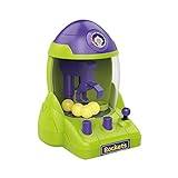 Mini Claw Machine Toy That Actually Works, Balls Prizes Space Rocket Miniature Arcade Game Fidget Sensory Toy Green 1 Pack