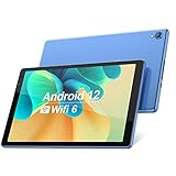 Android 12 Tablet 10 inch Tablets,2GB RAM 32GB ROM,Quad-Core Tablets,IPS HD Touch Screen and Dual Speaker,Google Certificated 2.4G Wi-Fi Tablets,256GB SD Card Expand,6000mAh Long Battery Life（Blue）