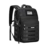 MOSISO Camera Backpack, DSLR/SLR/Mirrorless Tactical Camera Bag Case with Laptop Compartment Compatible with Canon/Nikon/Sony, Black