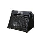 Coolmusic Portable Acoustic Guitar Amplifier, for Performers On The Go, Built-in Bluetooth (40W Battery-Powered)