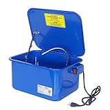 Veemuaro Parts Washer, 3.5 Gallon Portable Automotive Parts Cleaner with 110v Pump, Electric Solvent Pump Automotive Parts Washer Cleaner for Wheel Bearings, Gears, and carburetors