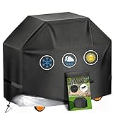 Aoretic Grill Cover 52 inches Gas-BBQ Grill Cover for Outdoor Outside Grill Waterproof,Anti-UV Material with Hook-and-Loop & Adjustable Hem Drawstring for Weber Nexgrill Char-Broil Monument Dyna-Glo