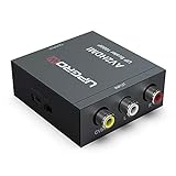 UPGROW RCA to HDMI Converter 1080P Mini CVBS to HDMI Composite Video Audio Converter AV to HDMI Converter Supports NTSC PC Laptop Xbox PS4 PS3 TV STB VHS VCR Camera DVD, UPGROWRCAH01