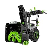EGO Power+ SNT2406 24 in. Self-Propelled 2-Stage Snow Blower with Peak Power Two 10Ah Batteries and Two 550W Rapid Chargers Included