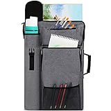 TreochtFUN Art Portfolio Case 18 X 24,art Portfolio With Backpack & Tote Bag For Artwork,medium Art Case Size(Grey).