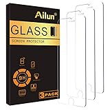 Ailun 0.25mm Glass Screen Protector Compatible for iPhone SE 2020 2nd Generation, iPhone 8,7,6s,6, 4.7-Inch 3 Pack Clear