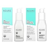 Acure Organics The Essentials Rosehip Oil and Pure Wildcrafted Marula Oil with Powerful Antioxidants and Vitamin E, Natural Healing For Dry Or Damaged Skin, 1 Ounce Each