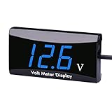 Dc 12V Car Digital Voltmeter Gauge - Led Display Voltage Volt Meter for Car Motorcycle