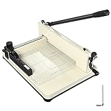 Yescom Paper Cutter Heavy Duty Trimmer Industrial Guillotine Stack Slicer 12' Cut Length 400 Sheet