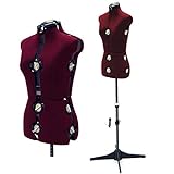 Adult Female Dress Form Mannequin 12 Dial Adjustable Fabric Torso for Sewing - Size Large #FH-8