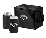Callaway Soft Cooler Bag Gift Set with Magnetic Koozies, Black