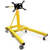 XtremepowerUS 66054 Engine Stand 2000lb Folding Motor Hoist Dolly Mover Auto Repair Rebuild Jack