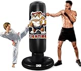 Punching Bag for Kids Teen and Adult - 61' Extra Large Inflatable Boxing Bag with Stand - Karate Toys Gifts for Birthday Christmas Stocking Stuffers for Boys Aged 4 5 6 7 8 9 10 12+