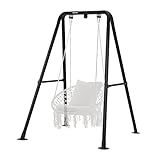 G TALECO GEAR Hammock Chair Stand,Heavy-Duty Steel Hammock Stand,300LBS Multi-Use Swing Stand for Outdoor Indoor，Hammock Chair not Include