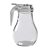Great Credentials Syrup Dispenser with Cast Zinc Top, 14-Ounce (1, 14 OZ)